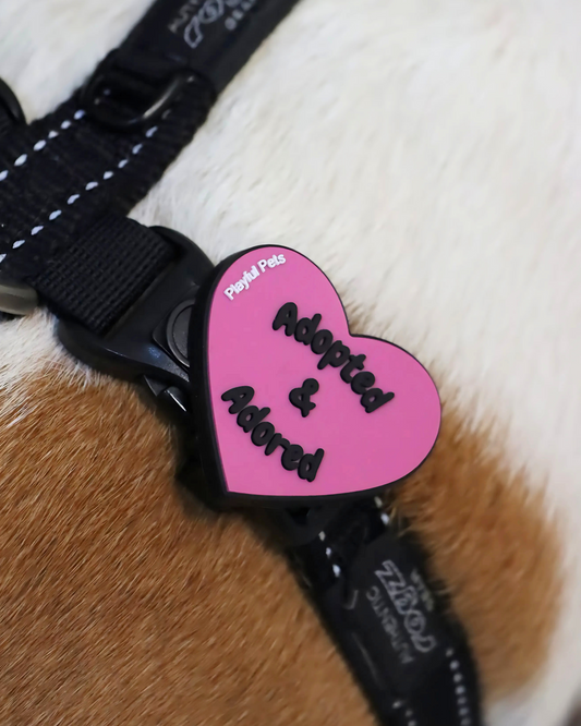 Adopted and Adored Pink Heart